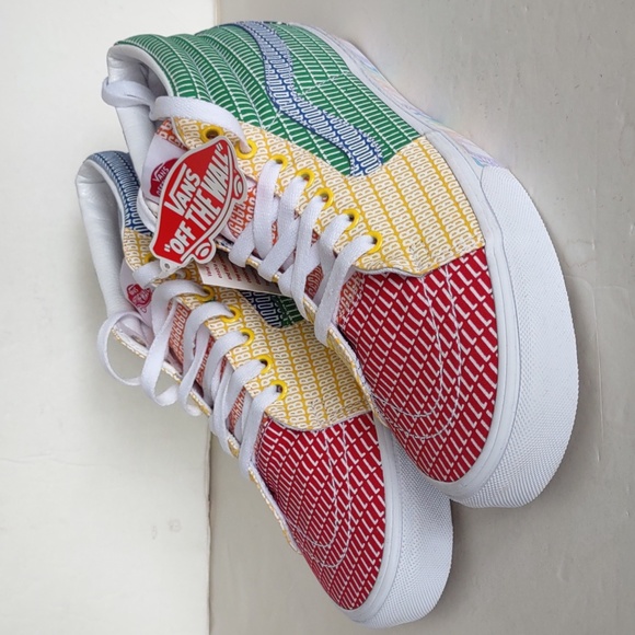 BRAND NEW VANS PRIDE SK8- MID UNISEX SNEAKERS - Picture 15 of 16